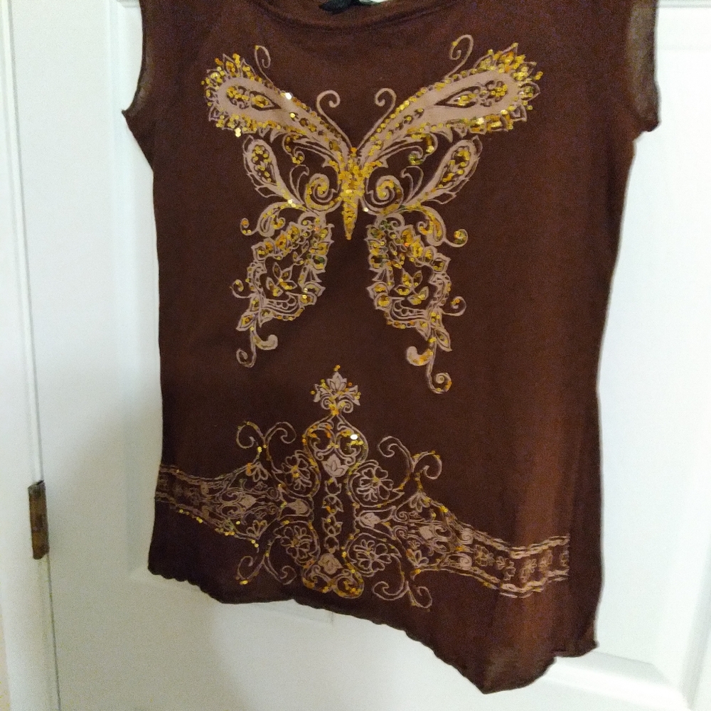 Eyeshadow sie xl with sparkly beautiful butterfly